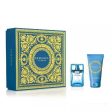 Versace EAU FRAICHE 2 PCS SET FOR MEN: 1 OZ EAU DE TOILETTE SPRAY + 1.7 SHOWER GEL For Discount