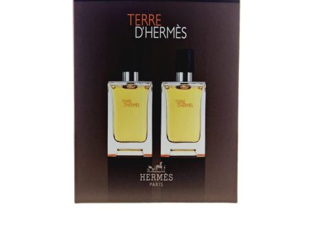 Terre DHermes by Hermes for Men - 2 Pc Gift Set 2 x 1.6oz EDT Spray Discount