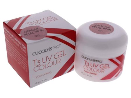 T3 Uv Gel Colour - Opaque Petal Pink by Cuccio Colour for Women - 1 oz Nail Gel Fashion