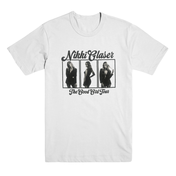 The Good Girl Tour T-Shirt - White Sale