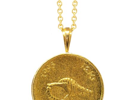 THE MALDIVES Conch Coin Necklace Online Hot Sale