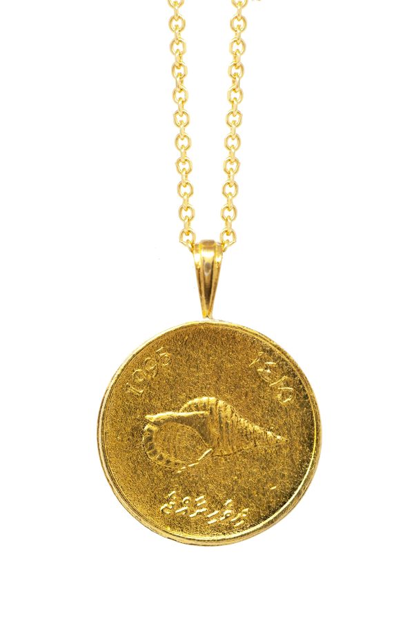 THE MALDIVES Conch Coin Necklace Online Hot Sale