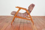 1940s French Oak Reclining Wingback Chairs Fashion