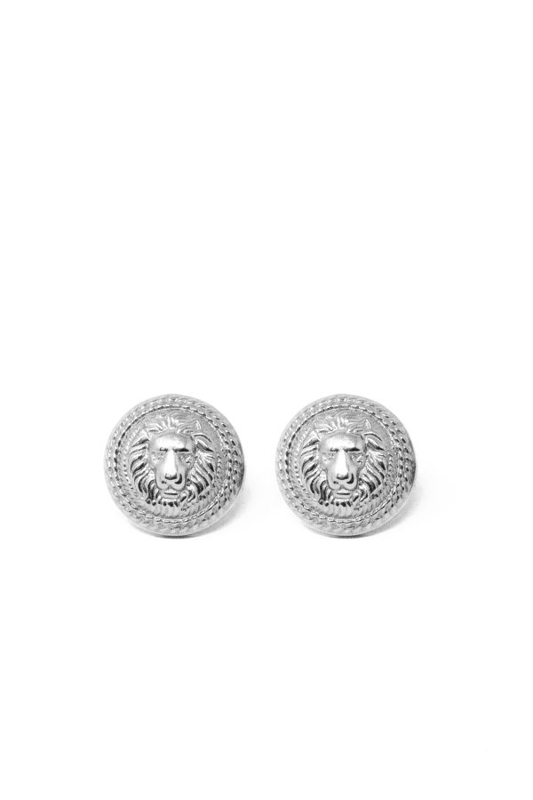 THE LION Stud Earrings III For Discount