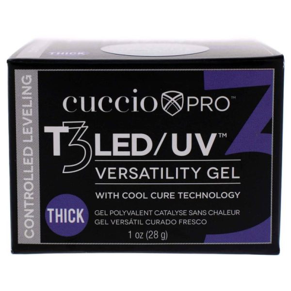 T3 Cool Cure Versatility Gel - Controlled Leveling Opaque Welsh Rose by Cuccio Pro for Women - 1 oz Nail Gel Online now