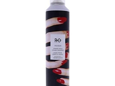 Vicious Strong Hold Flexible Hairspray by R+Co for Unisex - 9.5 oz Hairspray on Sale