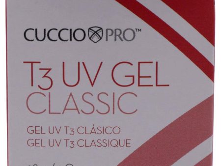 T3 Uv Gel Classic - Whiter White by Cuccio Pro for Women - 1 oz Nail Gel Supply