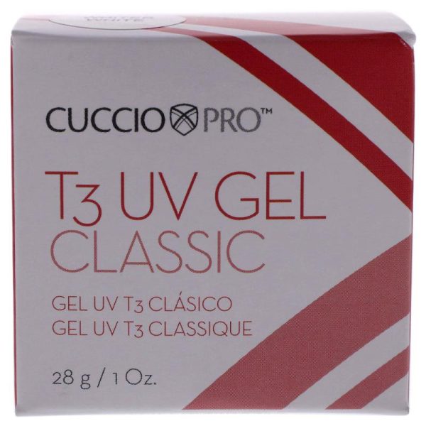 T3 Uv Gel Classic - Whiter White by Cuccio Pro for Women - 1 oz Nail Gel Supply