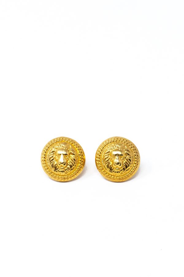 THE LION Stud Earrings II on Sale