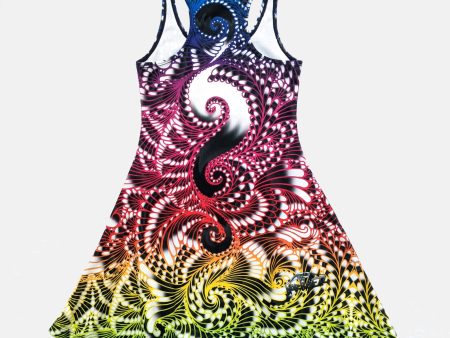 Wondering Clown Skater Dress on Sale