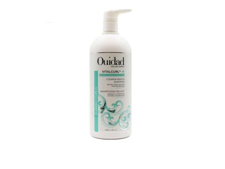 VitalCurl Plus Clear and Gentle Shampoo by Ouidad for Unisex - 33.8 oz Shampoo Online Hot Sale