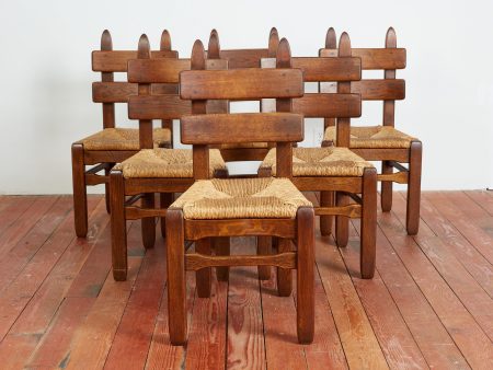 Charles Dudouyt Dining Chairs - Set of 6 For Sale