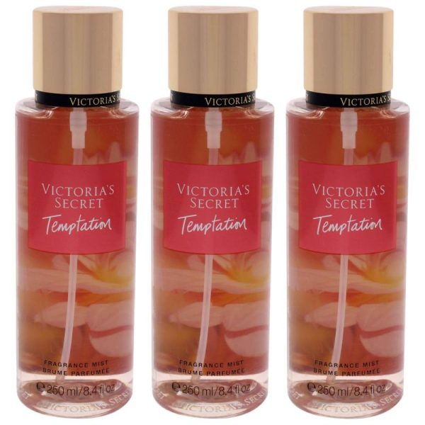 Temptation by Victorias Secret for Women - 8.4 oz Fragrance Mist - Pack of 3 Online now