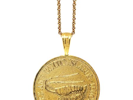 THE TURKS And Caicos Coin Necklace For Cheap