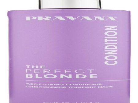 The Perfect Blonde Purple Toning Conditioner by Pravana for Unisex - 11 oz Conditioner For Sale