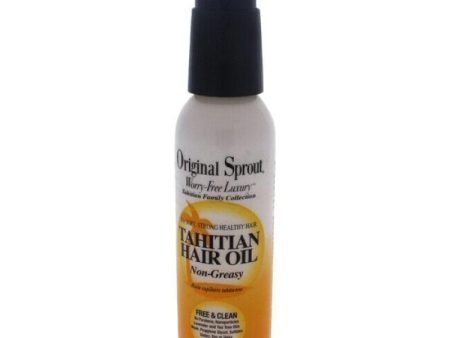 Tahitian Hair Oil by Original Sprout for Unisex - 4 oz Oil Hot on Sale