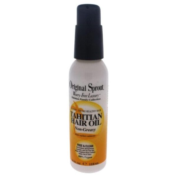 Tahitian Hair Oil by Original Sprout for Unisex - 4 oz Oil Hot on Sale