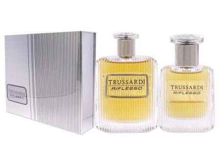 Trussardi Riflesso by Trussardi for Men - 2 Pc Gift Set 3.4oz EDT Spray, 1oz EDT Spray Hot on Sale