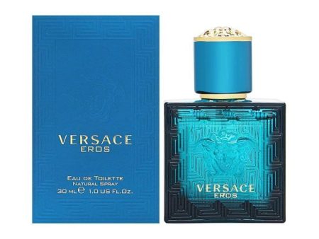 VERSACE EROS 1 OZ EAU DE TOILETTE SPRAY FOR MEN Online now