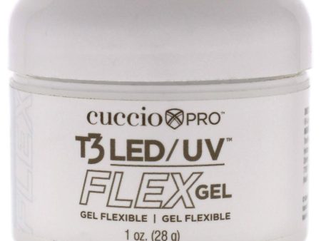 T3 LED-UV Flex Gel - White by Cuccio Pro for Women - 1.0 oz Nail Gel Online