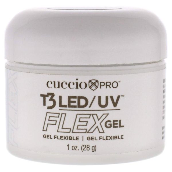 T3 LED-UV Flex Gel - White by Cuccio Pro for Women - 1.0 oz Nail Gel Online