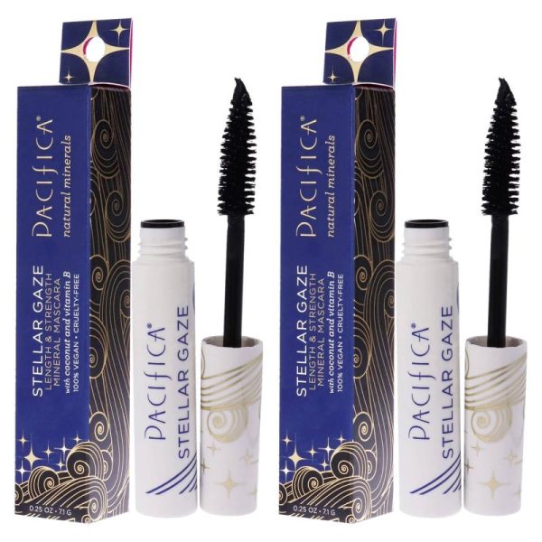 Stellar Gaze Length and Strength Mineral - Supernova-Black by Pacifica for Women - 0.25 oz Mascara - Pack of 2 Sale