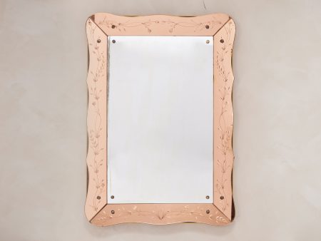 Scalloped Cristal Art Mirror Online