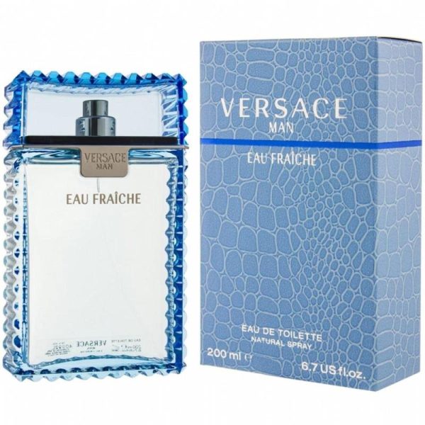 VERSACE EAU FRAICHE 6.7 EAU DE TOILETTE SPRAY FOR MEN For Discount