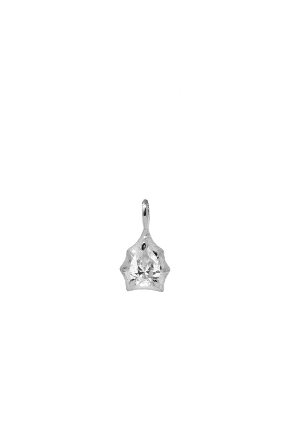 The Ode to Strangers   Bamboo Pear Sapphire Solitaire Pendant Sale