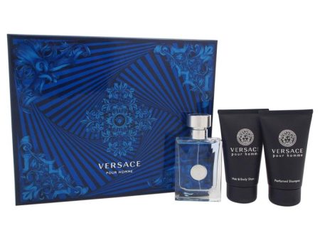 VERSACE Pour Homme 3 Piece Gift Set for Men on Sale