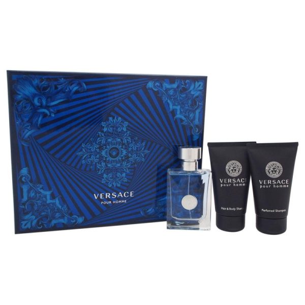 VERSACE Pour Homme 3 Piece Gift Set for Men on Sale