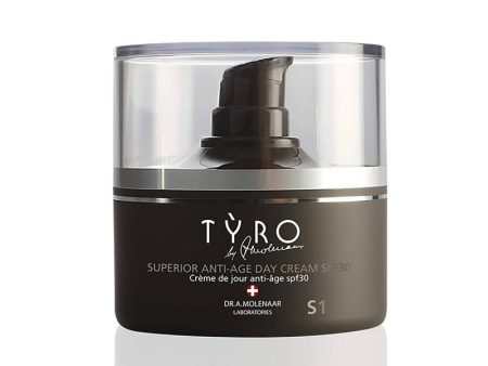 Superior Anti-Age Day Cream SPF 30 by Tyro for Unisex - 1.69 oz Cream Cheap