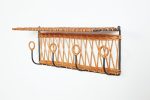 Jacques Adnet Style wicker Coatrack For Cheap