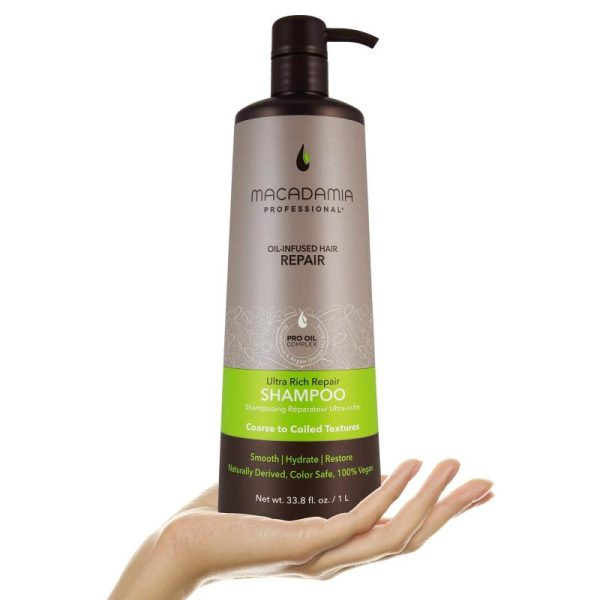 Ultra Rich Moisture Shampoo by Macadamia Oil for Unisex - 3.3 oz Shampoo Fashion