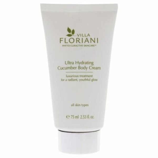 Ultra Hydrating Cucumber Body Cream by Villa Floriani for Women - 2.53 oz Body Cream For Sale