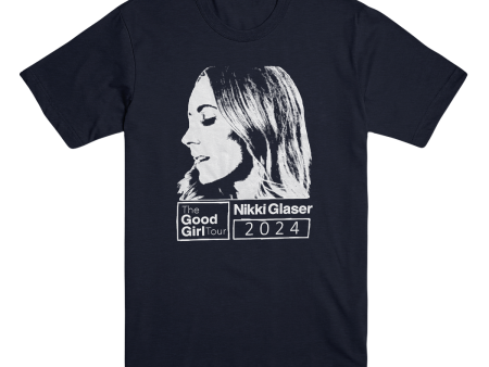 The Good Girl Tour T-shirt - Navy Online