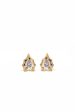 The Ode to Strangers  Bamboo Pear Sapphire Stud Earrings Online Hot Sale