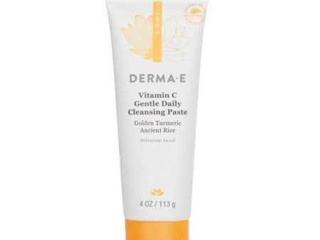 Vitamin C Gentle Daily Cleansing Paste by Derma-E for Unisex - 4 oz Cleanser For Sale