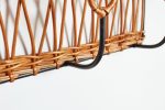 Jacques Adnet Style wicker Coatrack For Cheap