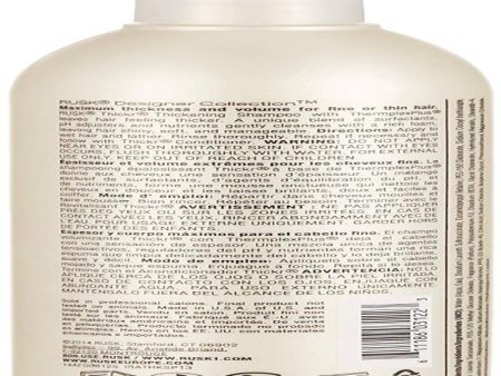 Thickr Thickening Shampoo by Rusk for Unisex - 13.5 oz Shampoo For Discount