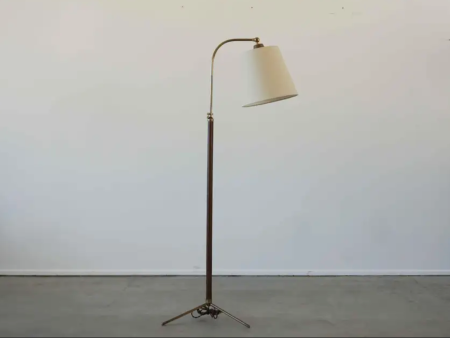 French Floor Lamp in the Style of Jacques Adnet Online