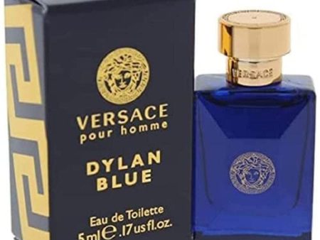 VERSACE DYLAN BLUE 5 ML EAU DE TOILETTE MINI FOR MEN on Sale