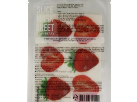 Slice Sheet Mask - Strawberry by Kocostar for Unisex - 1 Pc Mask - Pack of 6 Sale