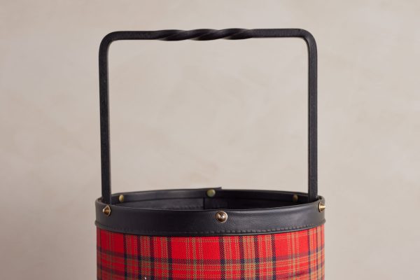 Jacques Adnet Tartan Umbrella Stand Online now