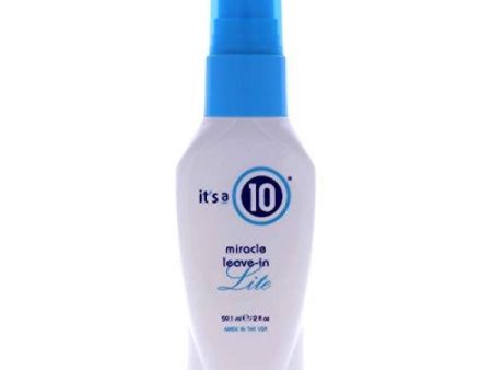 Its A 10 Miracle Leave-In Lite for Unisex - 2 oz Spray on Sale