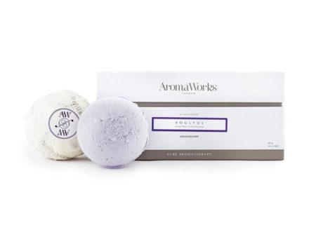 Soulful Aromabomb Duo By Aromaworks For Unisex - 2 X 8.81 Oz Bath Bomb Online Sale