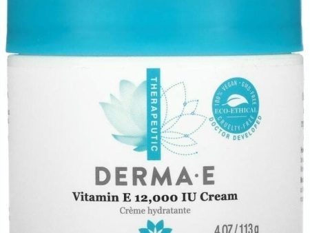 Vitamin E 12000 IU Cream by Derma-E for Unisex - 4 oz Cream Online