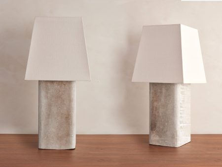 Pair of Willy Guhl Lamps with Angled Shade Supply