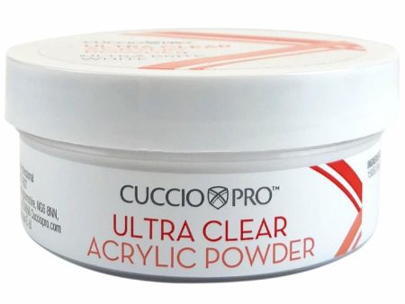 Ultra Clear Acrylic Powder - Ultra Brite White by Cuccio Pro for Women - 1.6 oz Acrylic Powder For Discount