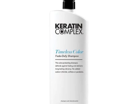 Timeless Color Fade-Defy Shampoo by Keratin Complex for Unisex - 33.8 oz Shampoo on Sale